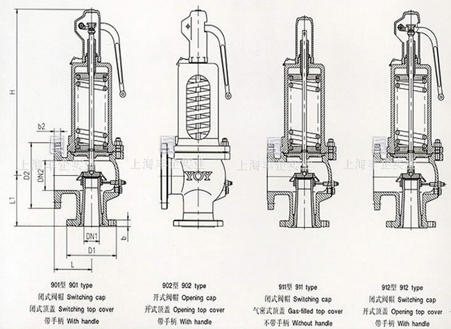 900德標(biāo)安全閥結(jié)構(gòu)圖