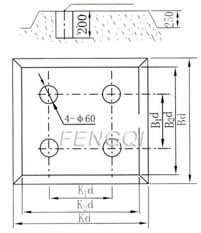 Basic figure for frigid joint preserced screw orifice Drawing