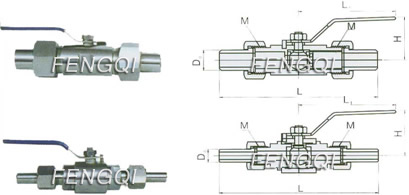 PN 6.4 MPa- Welded Ends-Dimensions