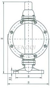 Stainless teel diaphragm pump System connection schematic diagram