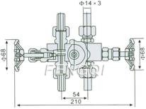 Structure of J23SA 3-Valve Manifold pic 2 