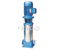 Vertical multi-stage single suction in-line pumps