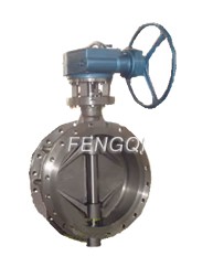 Worm Gear Flange Titanium Butterfly Valves