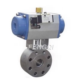 Pneumatic Wafer Type Titanium Ball Valves