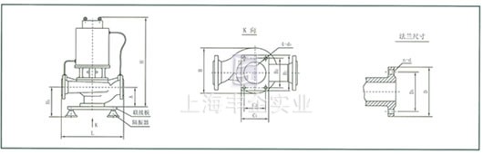 SLG水冷型低噪音泵 外形與安裝尺寸