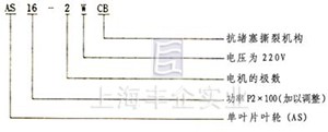 AS型潛水排污泵 型號(hào)意義