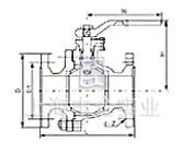 Q41F氨氣球閥 結(jié)構(gòu)圖