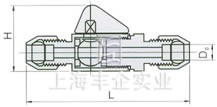 QY-1氣動(dòng)管路球閥 結(jié)構(gòu)圖