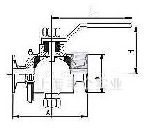 衛(wèi)生級快裝球閥 結構圖