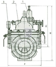 200X 減壓閥外形尺寸圖1