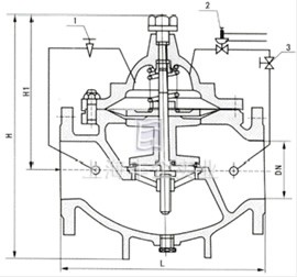 800X 壓差平衡閥 結(jié)構(gòu)圖