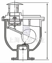 CARX復(fù)合式排氣閥 結(jié)構(gòu)圖1