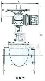 電動軌道調(diào)節(jié)球閥 結(jié)構(gòu)圖1