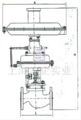 自力式微壓調(diào)節(jié)閥 結(jié)構(gòu)圖1
