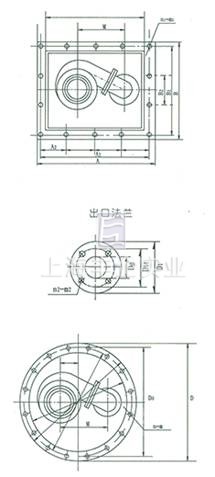 FY液下泵 外形及安裝尺寸圖2